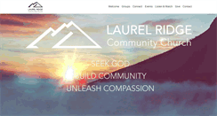 Desktop Screenshot of laurelridgechurch.org